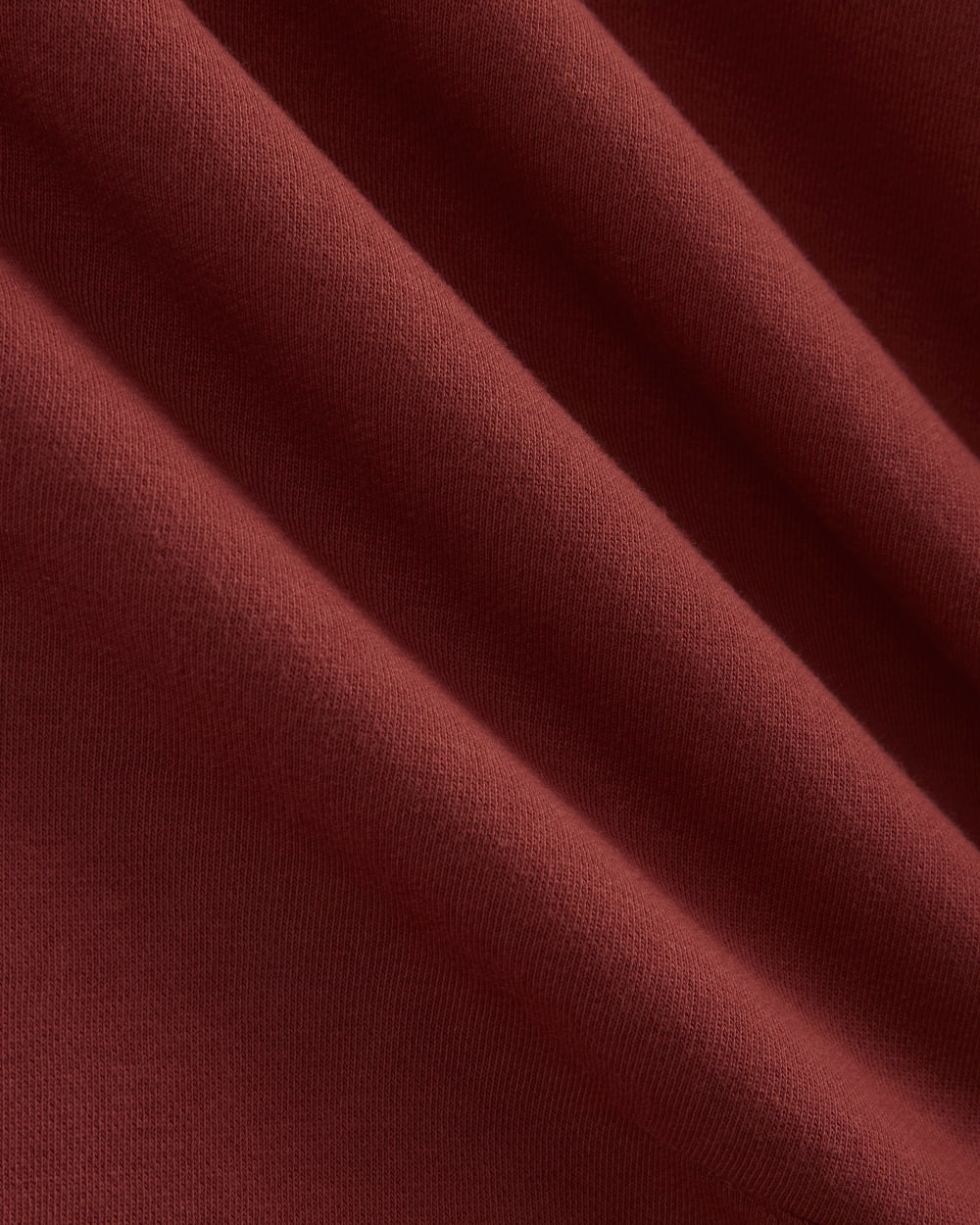 Cropped Luxe Fleece Hoodie | Merlot - Image 6