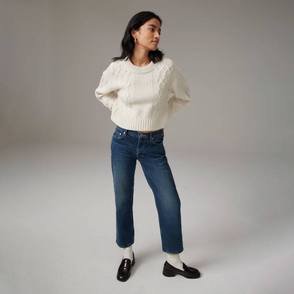 The Low-Rise Shortie Jean | Dark Ink - Image 4