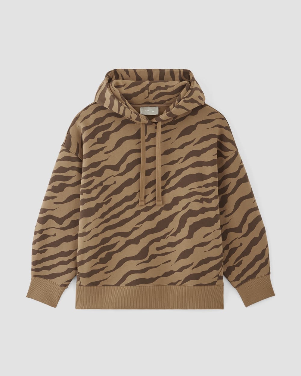 The ReTrack Hoodie | Cocoa Tiger Stripe - Image 2