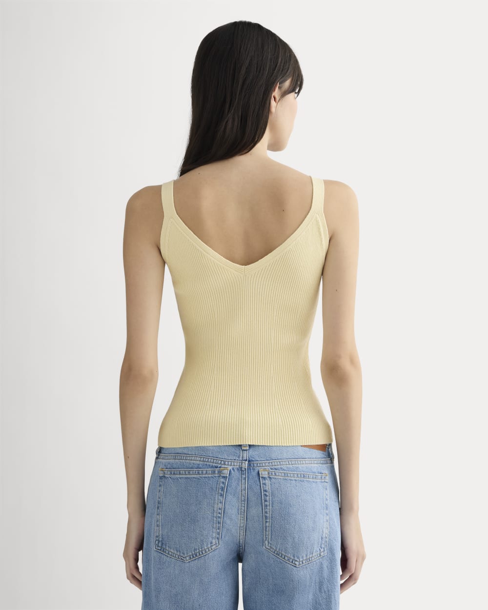 The Fine Knit Cami | Banana Crepe - Image 5