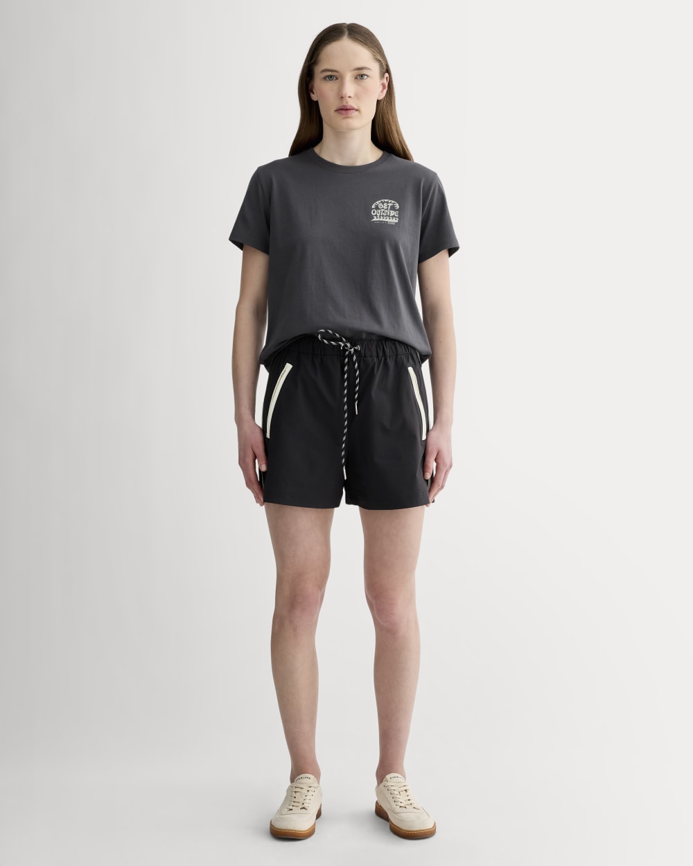 The Everlane x Parks Project Box-Cut Tee | Forged Iron / Natural - Image 3