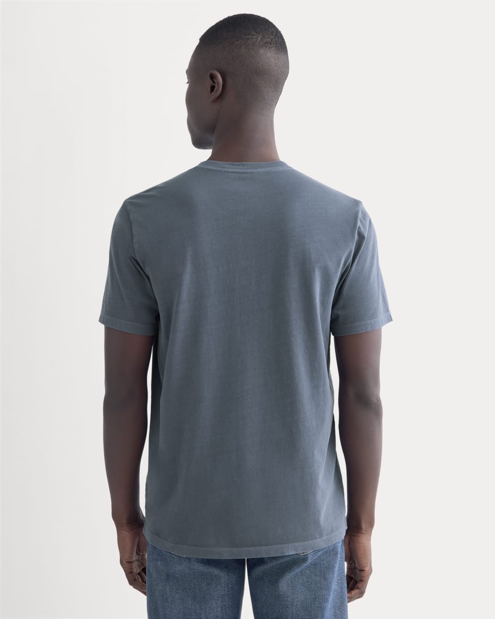 The Essential Organic Garment-Dyed Henley | Navy - Image 5