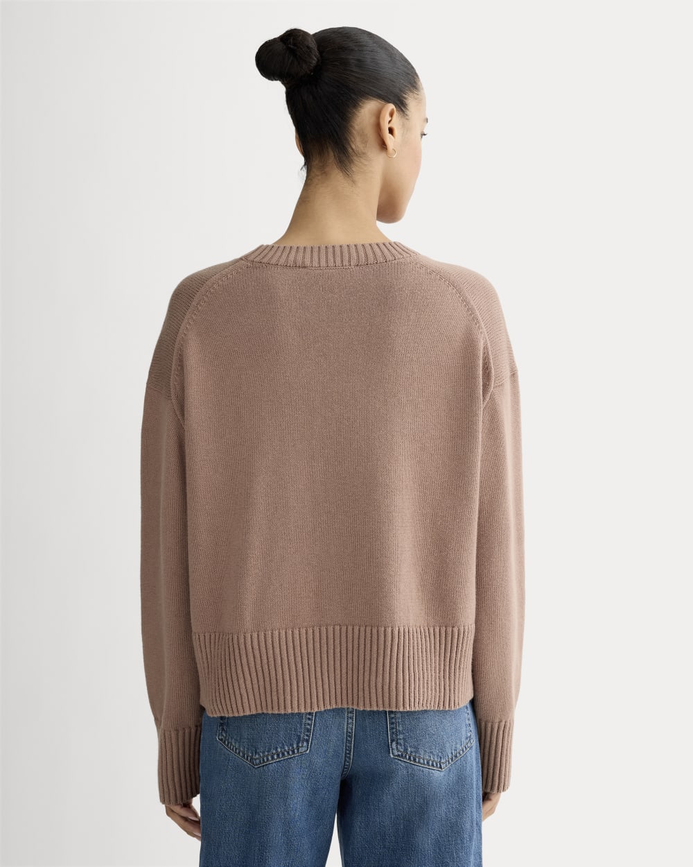 The Boxy Sweater in Everyday Cotton | Rose Dusk - Image 5
