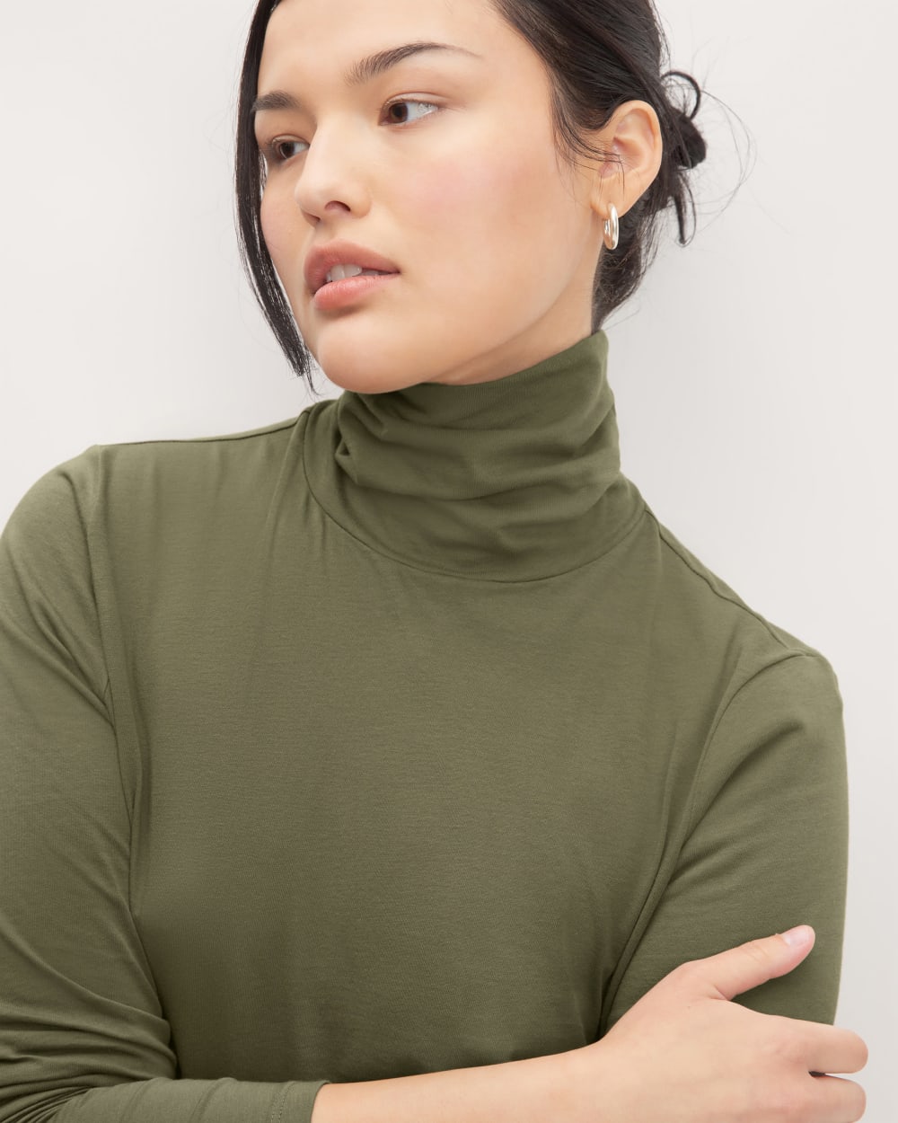 The Organic Cotton Turtleneck | Kalamata - Image 4