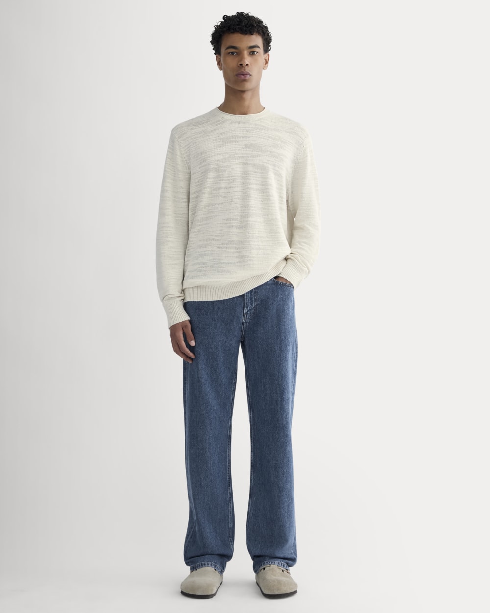 The Cotton Linen Pullover | Birch - Image 3