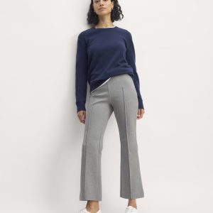 The Dream Kick Flare Pant | Mid Heather Grey