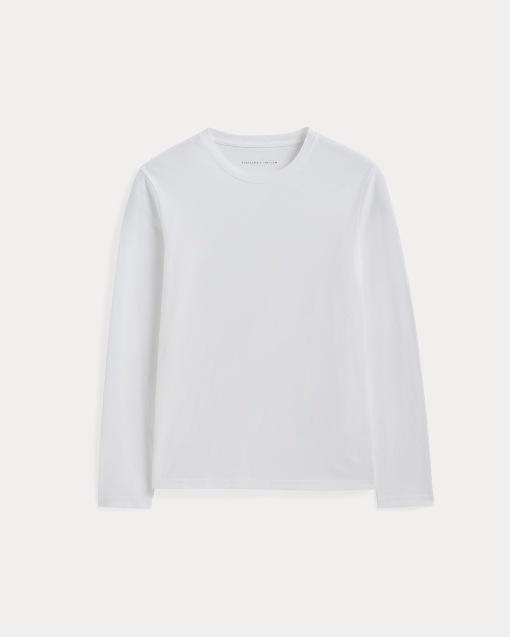 The Essential Organic Long-Sleeve Tee | White - Image 2