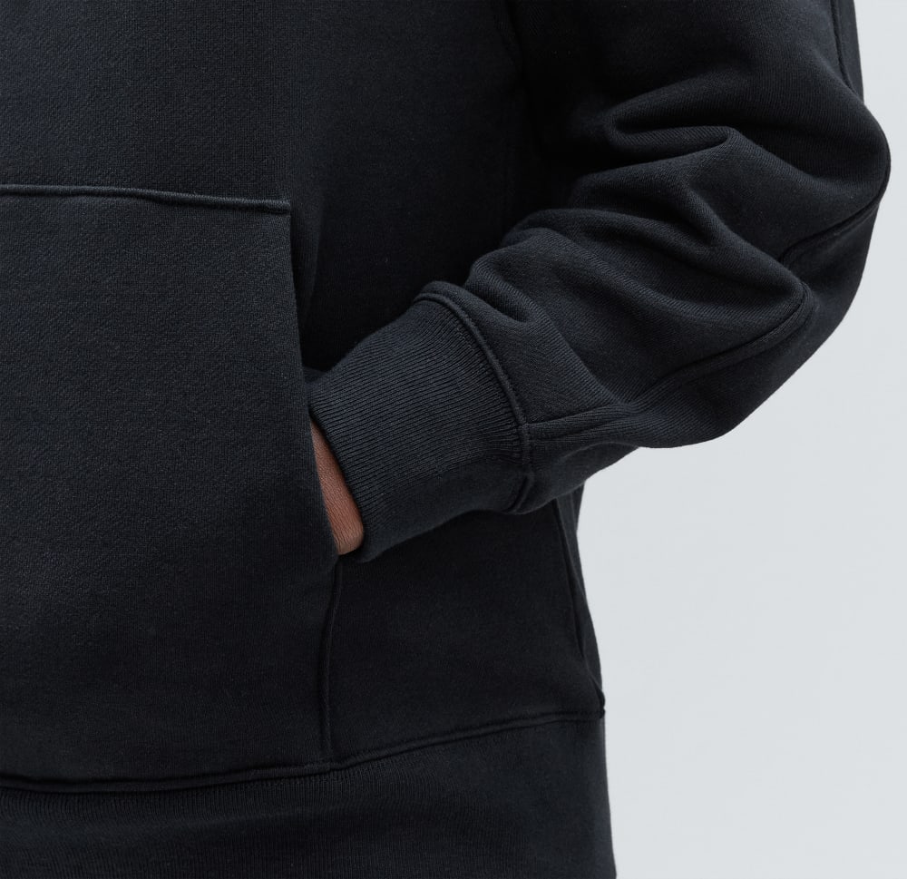 The Track Organic Cotton Popover | Black - Image 5