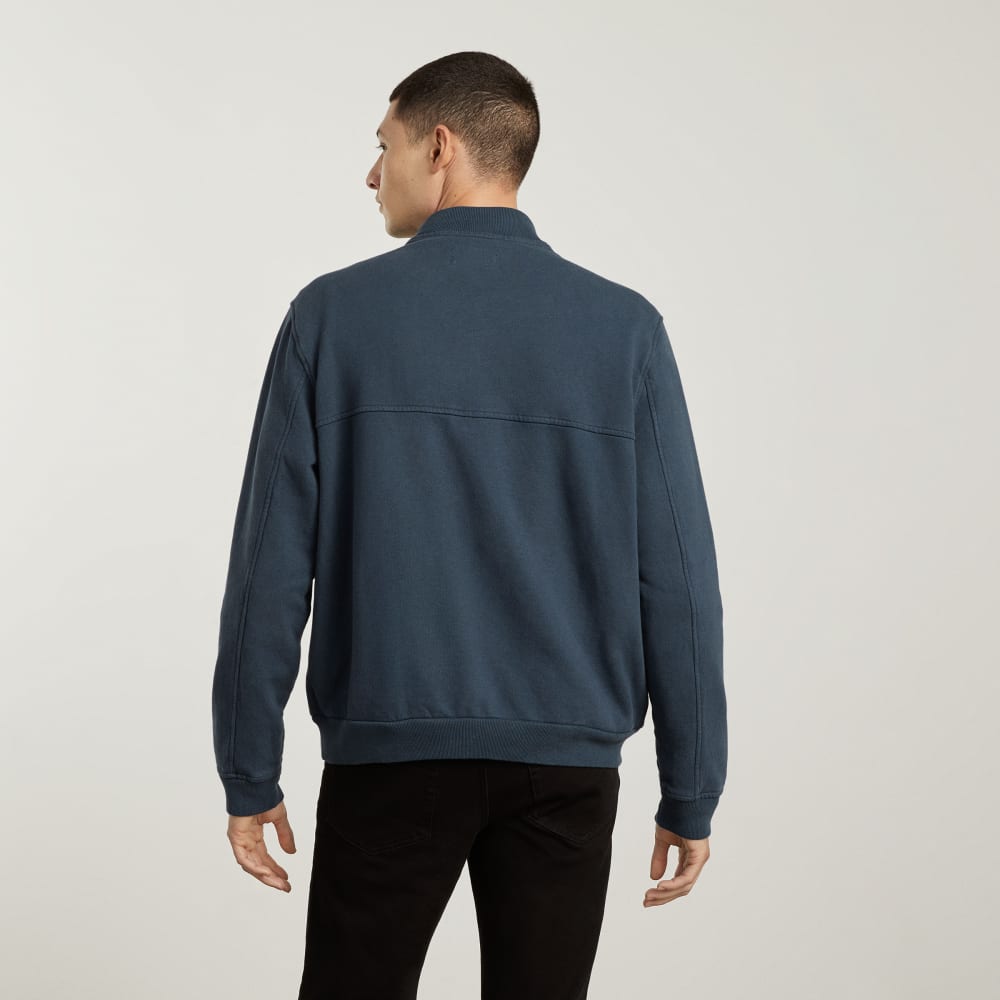 The Track Bomber Jacket | Kingfisher Blue - Image 3