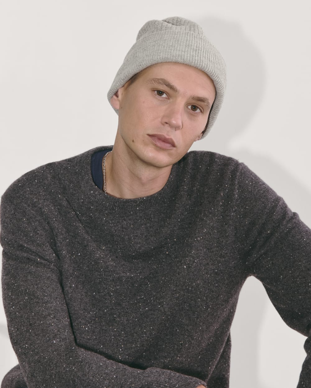 The Waffle Beanie | Heather Grey - Image 3