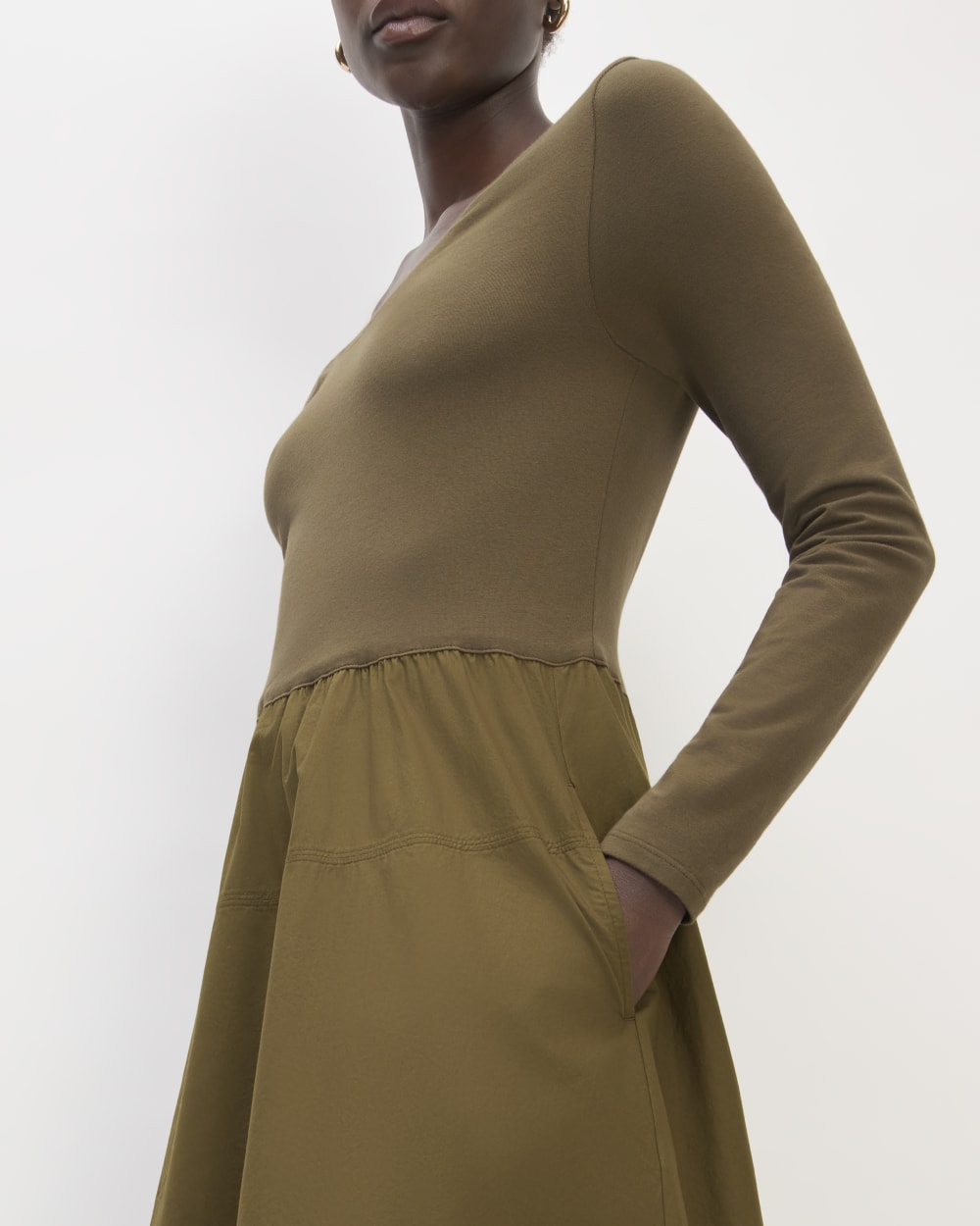 The Long-Sleeve Riviera Dress | Beech - Image 4