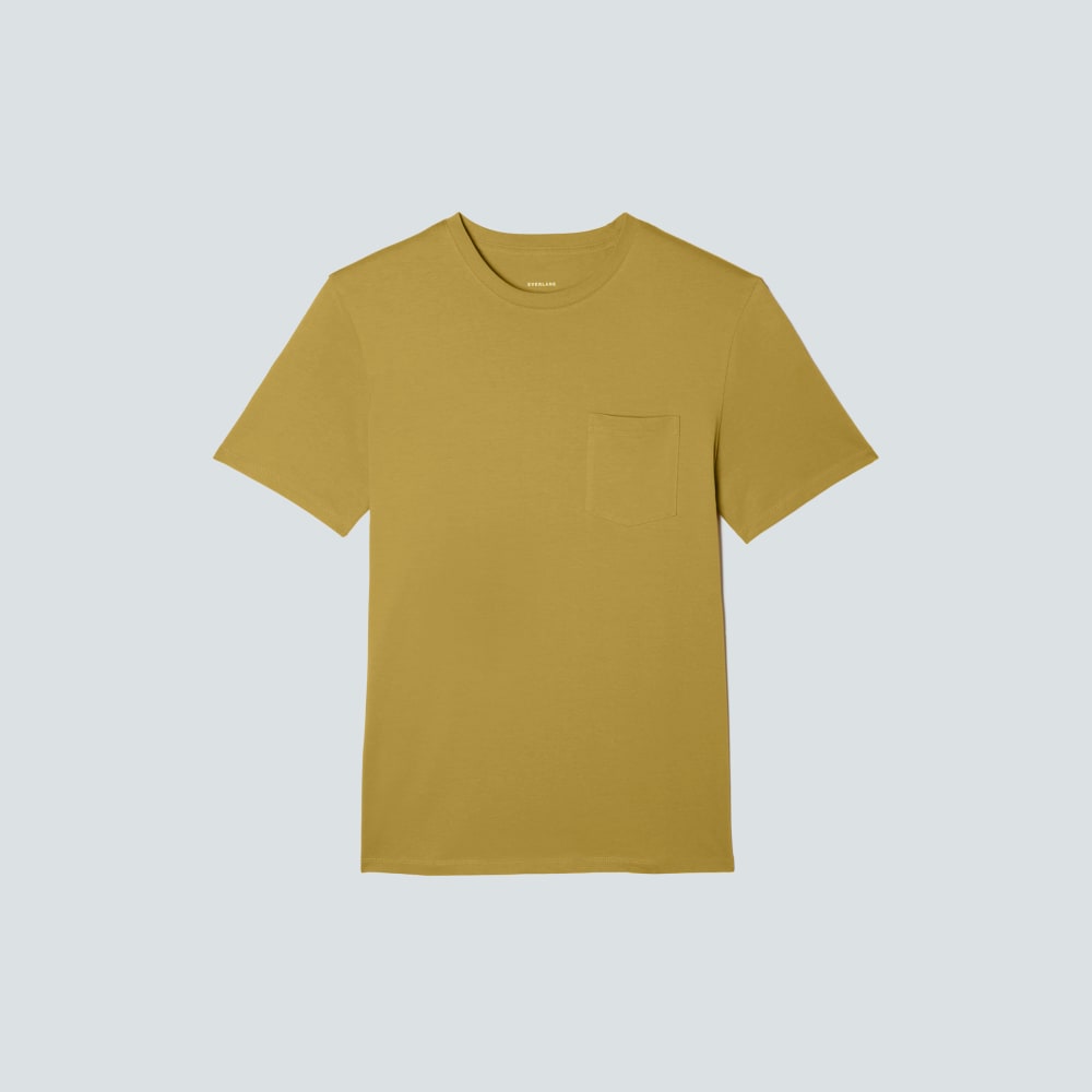 The Organic Cotton Pocket Tee | Golden Palm - Image 2